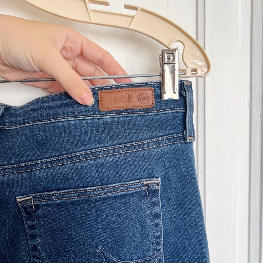 AG • The Harper Essential Straight jean mid rise Interface slim dark wash blue - Picture 10 of 10